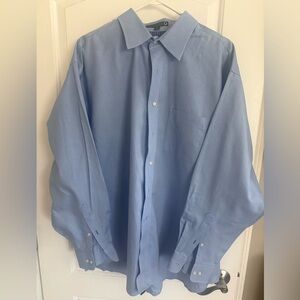 Tommy Hilfiger Light Blue Dress Shirt sz 18. 34/35
